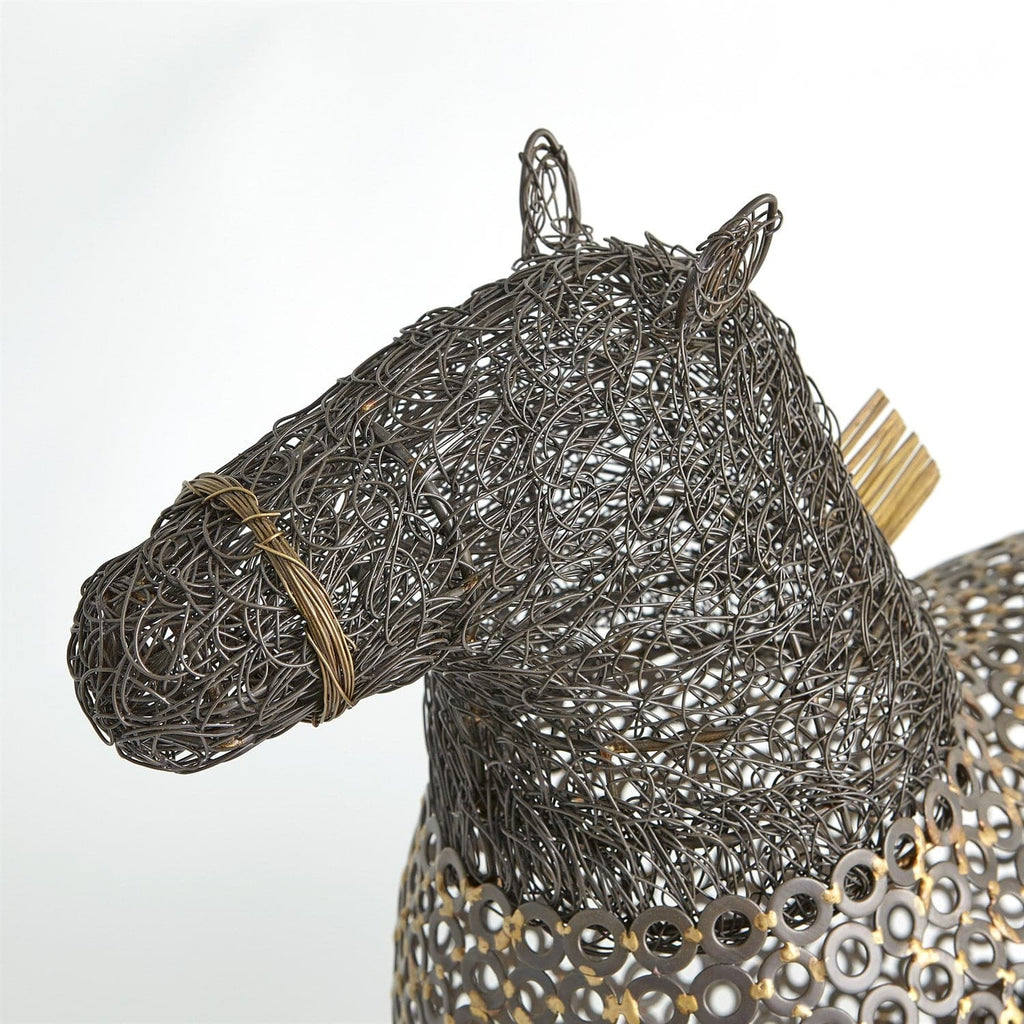 Crazy Fat Pony Sculpture-Global Views-GVSA-9.91051-Decorative Objects-1-France and Son