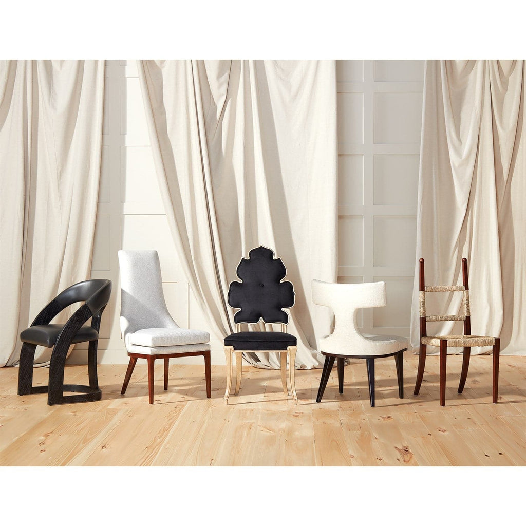 Delia Dining Chair-Global Views-GVSA-ASH2039-Dining ChairsAntique White - Milk Leather-1-France and Son