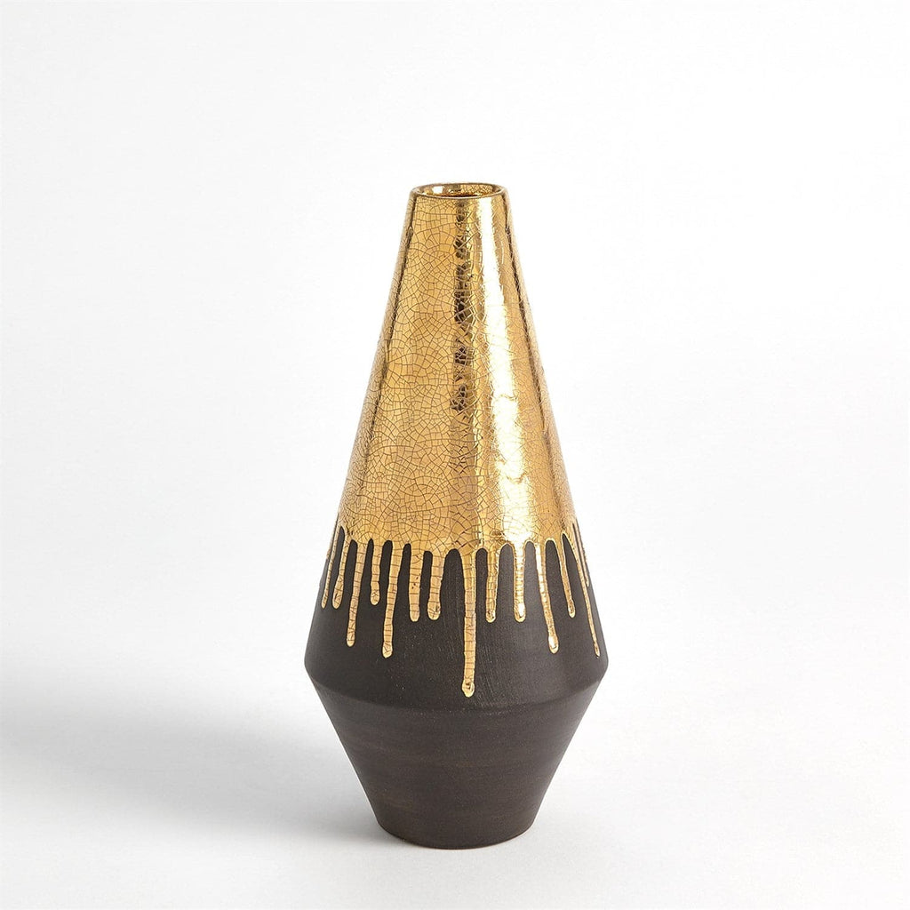Gold Drip Vase-Global Views-GVSA-7.30202-Vases-1-France and Son