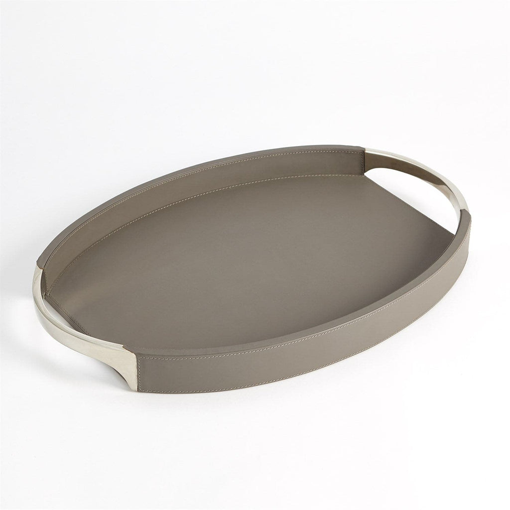 Roberts Tray - Fossil Grey w/Nickel-Global Views-GVSA-7.91502-TraysLarge-1-France and Son