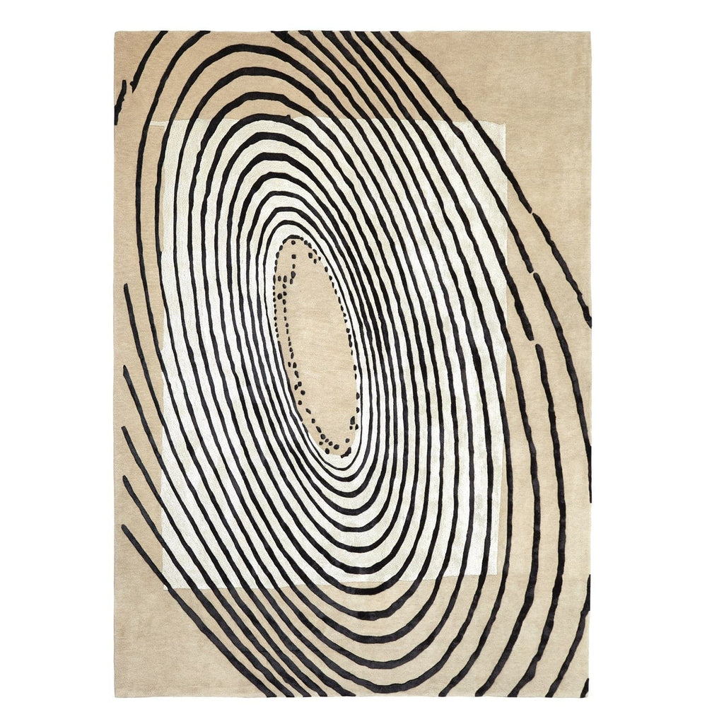 Concentric Circles Rug-Fawn-Global Views-GVSA-7.91411-Rugs11' x 14'-1-France and Son