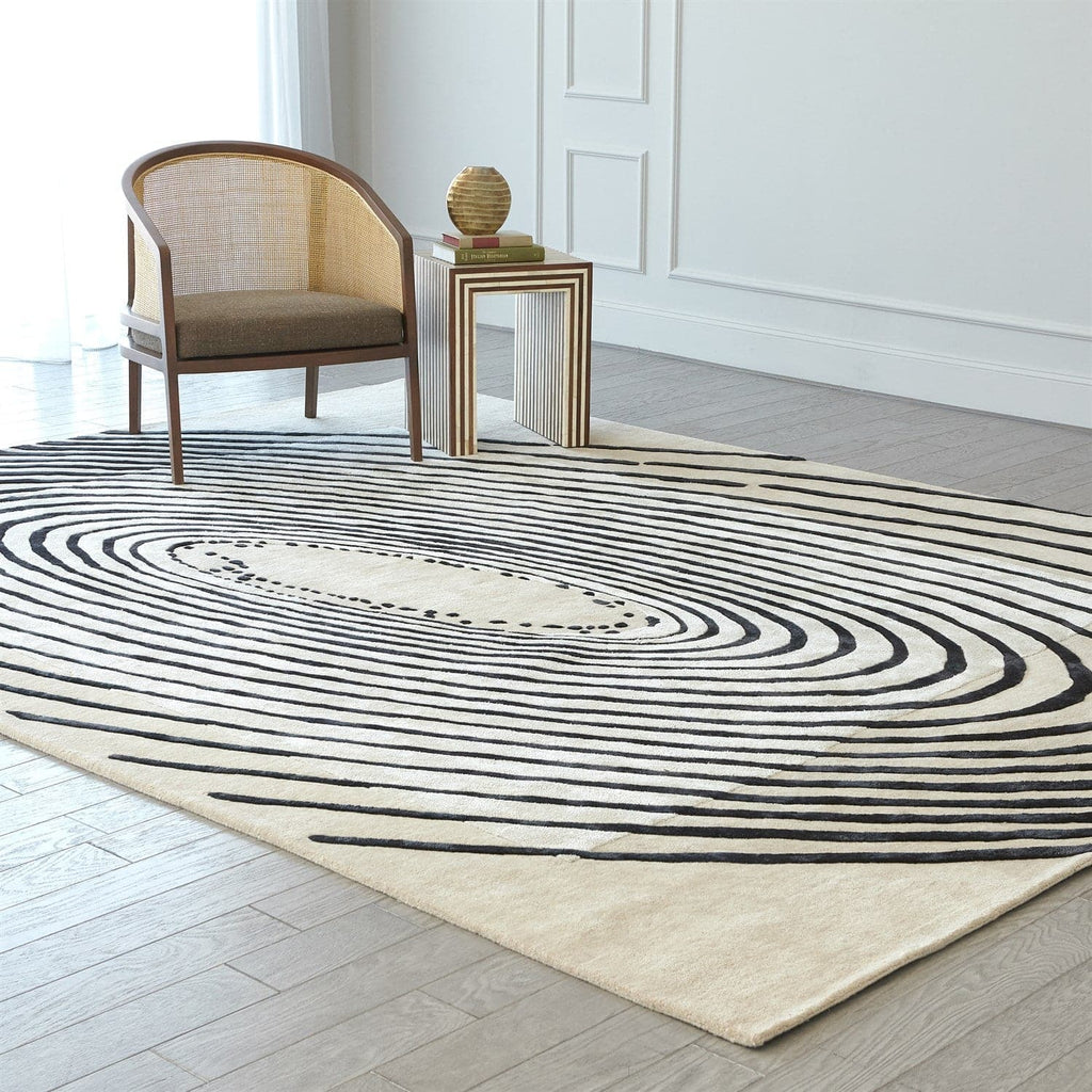 Concentric Circles Rug-Fawn-Global Views-GVSA-7.91411-Rugs11' x 14'-1-France and Son