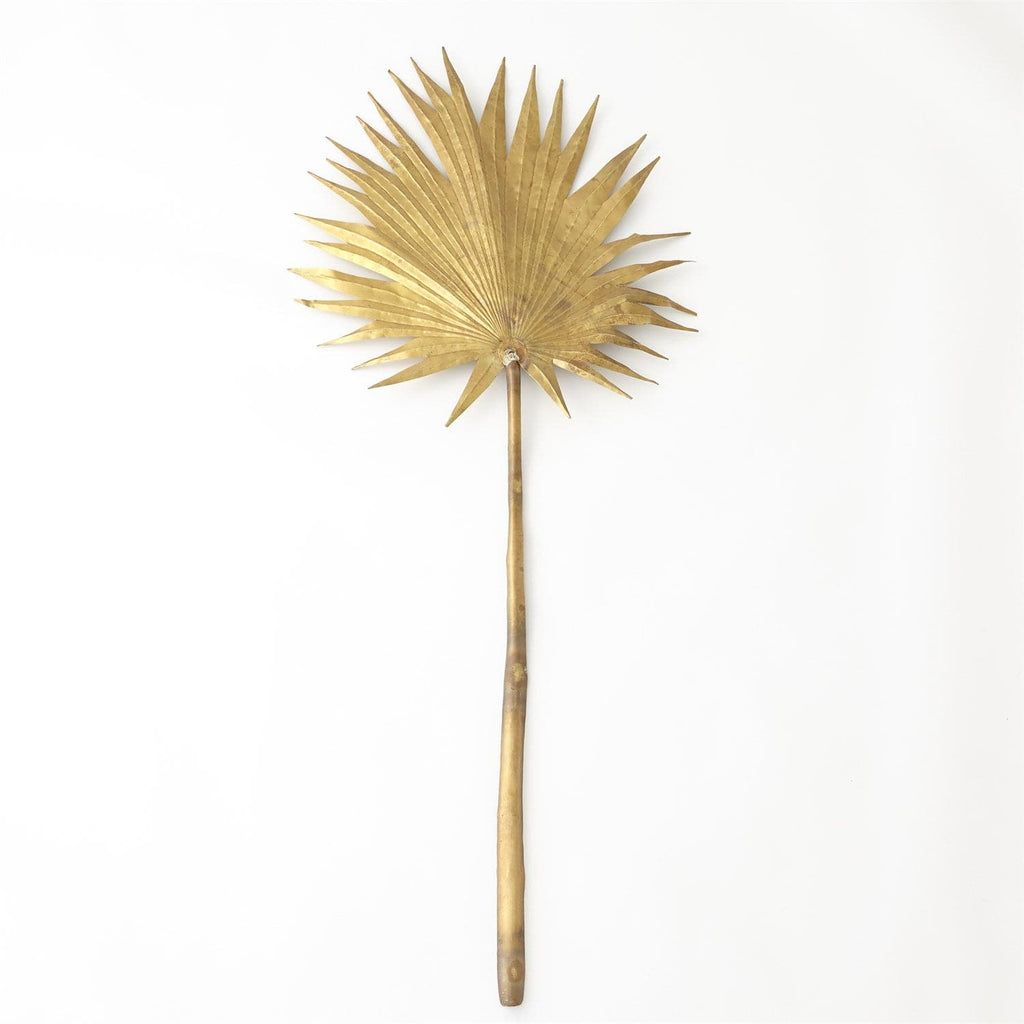 Brass Palm Leaf-Lg-Global Views-GVSA-9.93626-Decorative Objects-1-France and Son