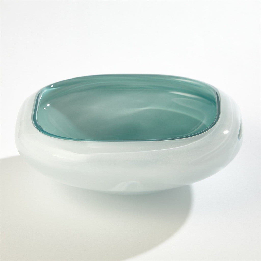 Square Cased Glass Bowl - Azure-Global Views-GVSA-6.60549-Bowls-1-France and Son