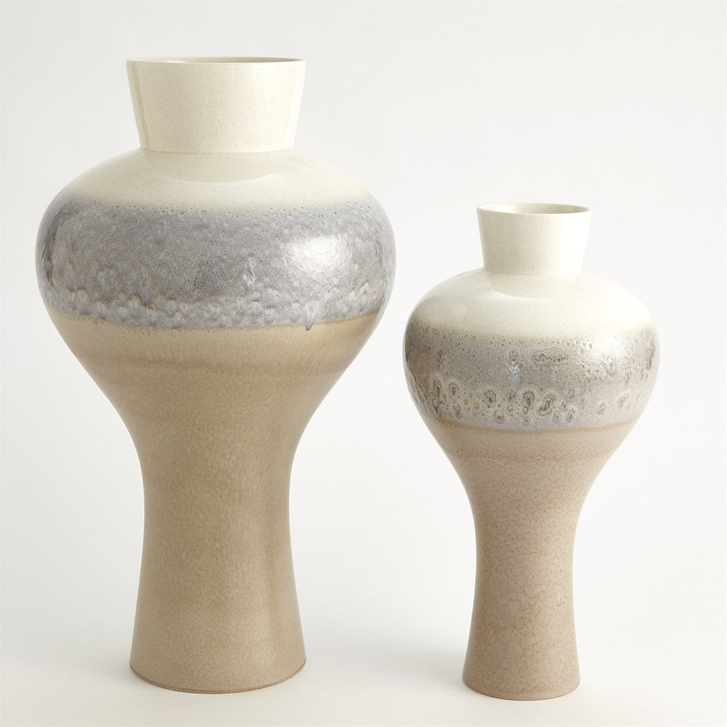 Cream Rises Swell Vase-Global Views-GVSA-1.10804-Vases-1-France and Son
