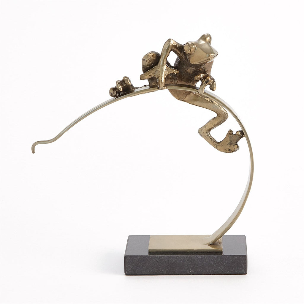 Frog On Reed-Global Views-GVSA-8.83007-Decorative Objects-1-France and Son