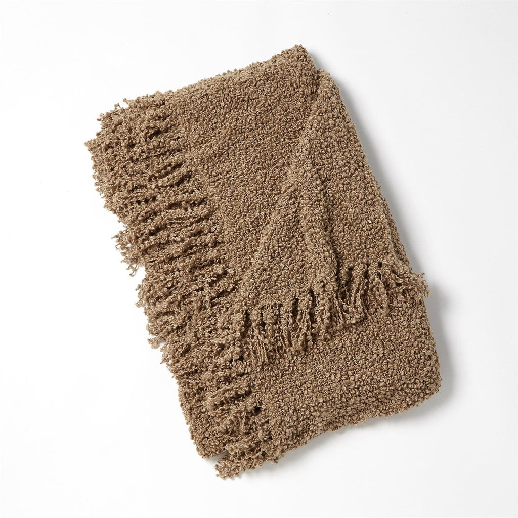 Textured Boucle Throw-Global Views-GVSA-7.91484-ThrowsRust-1-France and Son