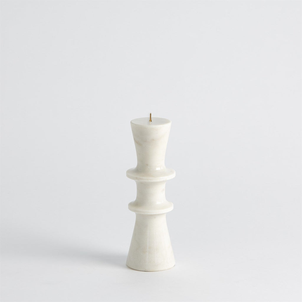 Double Flair Candle Stand - Black-Global Views-GVSA-7.91493-Candle HoldersBlack-1-France and Son