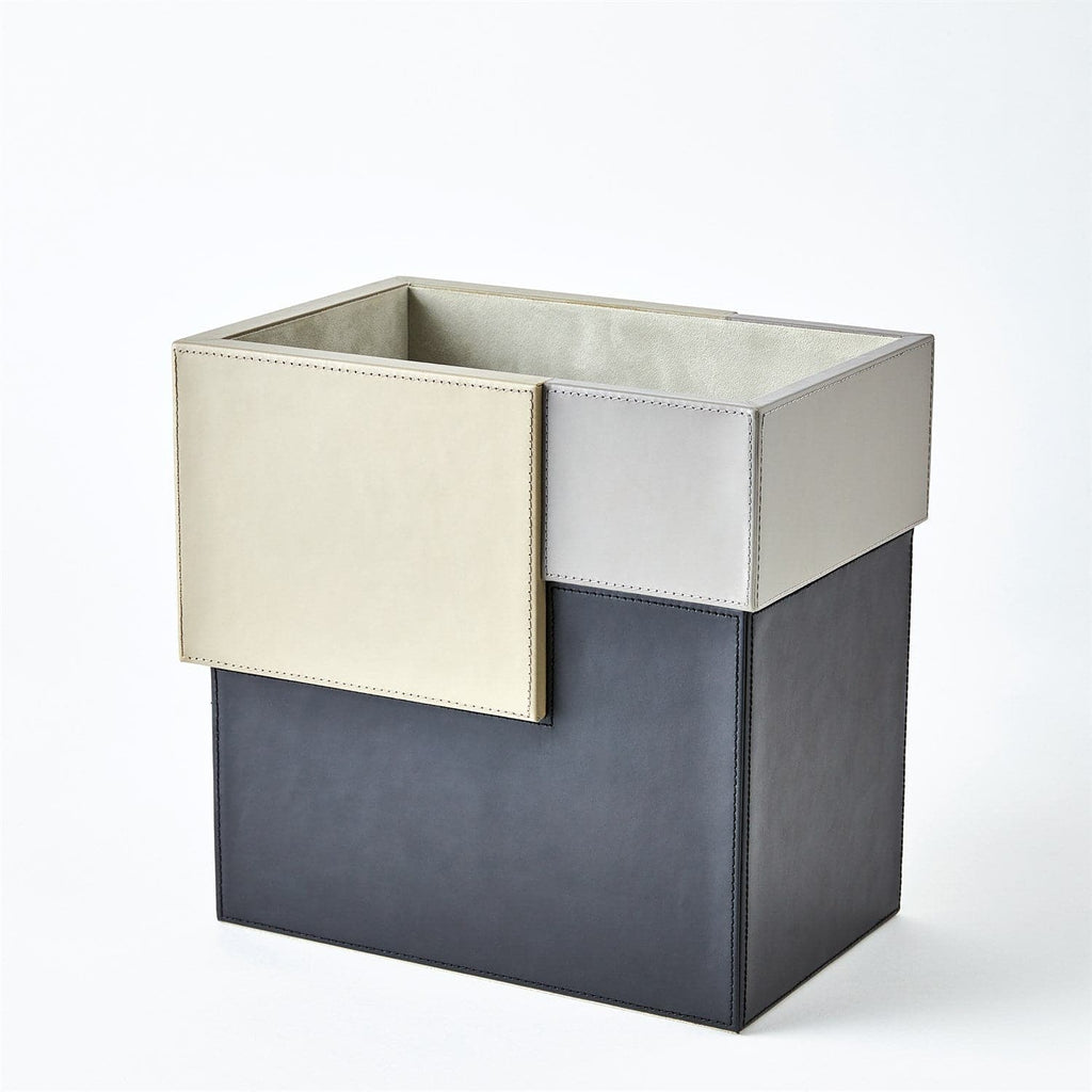 Piet Tri - Color Wastebasket-Global Views-GVSA-9.93772-Baskets & Boxes-1-France and Son