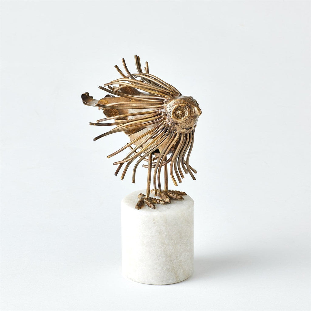 Brass Mod Owl-Global Views-GVSA-8.81584-Decorative Objects-1-France and Son