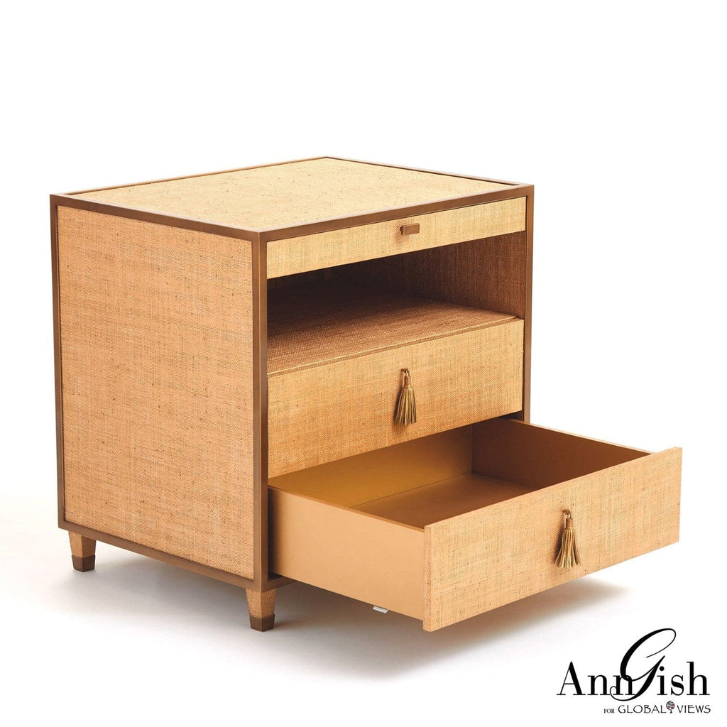 D'Oro Bedside Chest-Global Views-GVSA-AG2.20003-Dressers-1-France and Son