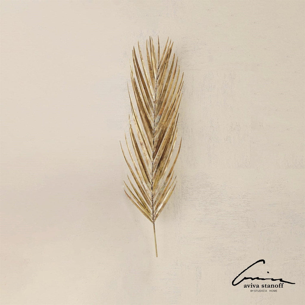Palm Leaf II - Large-Global Views-GVSA-AS7.90006-Decorative ObjectsAntique Nickel-1-France and Son