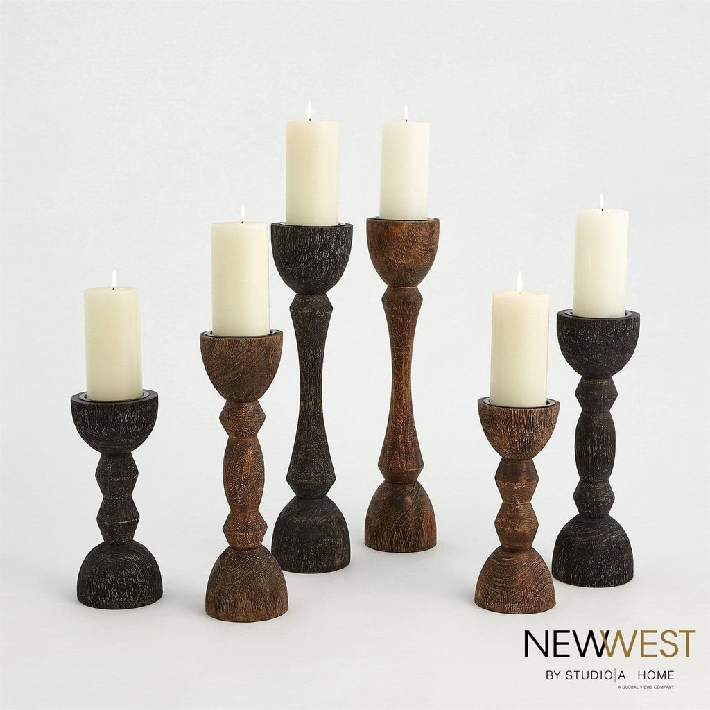 Mara Candle Holders-Global Views-GVSA-NW7.90024-Candle HoldersBrown-1-France and Son