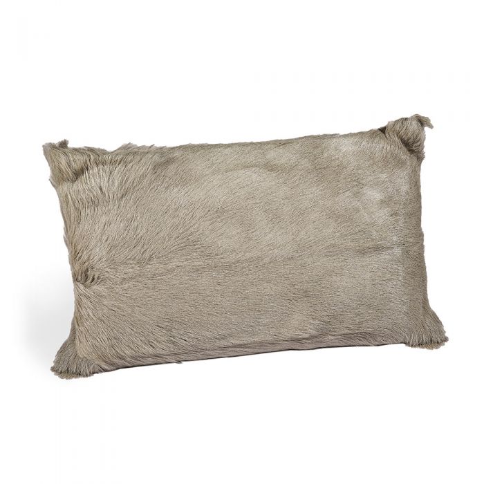 Goat Skin Pillow-Interlude-INTER-635032-PillowsIvory-Square-1-France and Son