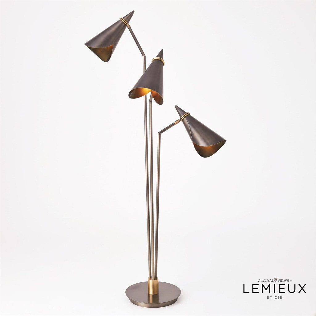 Meudon Multi - Arm Floor Lamp-Global Views-GVSA-CLL9.90009-Floor Lamps-1-France and Son