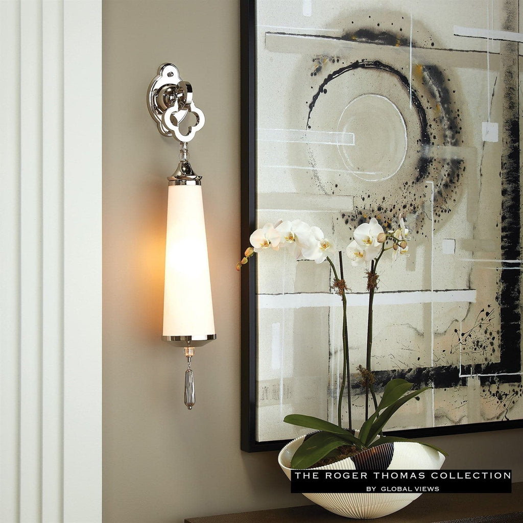 Quatrefoil Sconce-Global Views-GVSA-RT9.90005-HW-Wall Lighting-1-France and Son