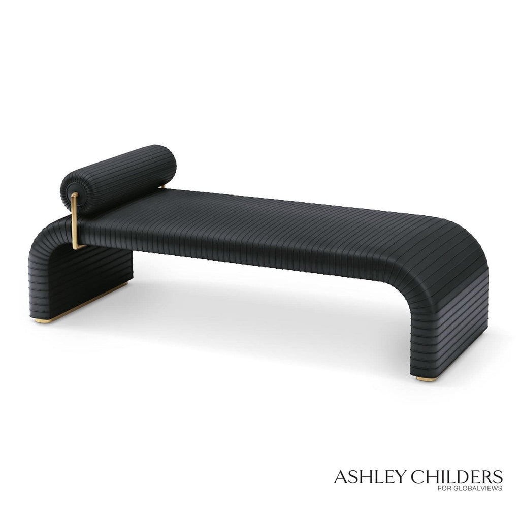 Cade Daybed-Global Views-GVSA-ASH2033-DaybedsMilk Leather-1-France and Son