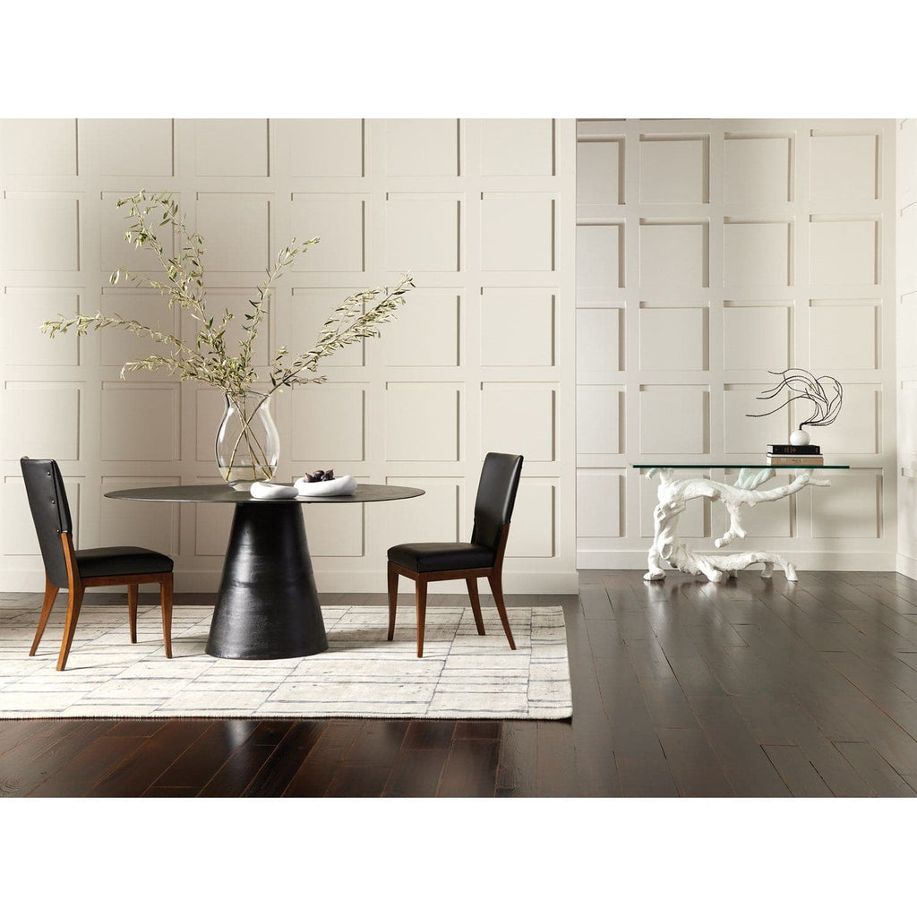 Apex Dining Table-Blackened Finish-Global Views-GVSA-7.91504-Dining Tables-1-France and Son