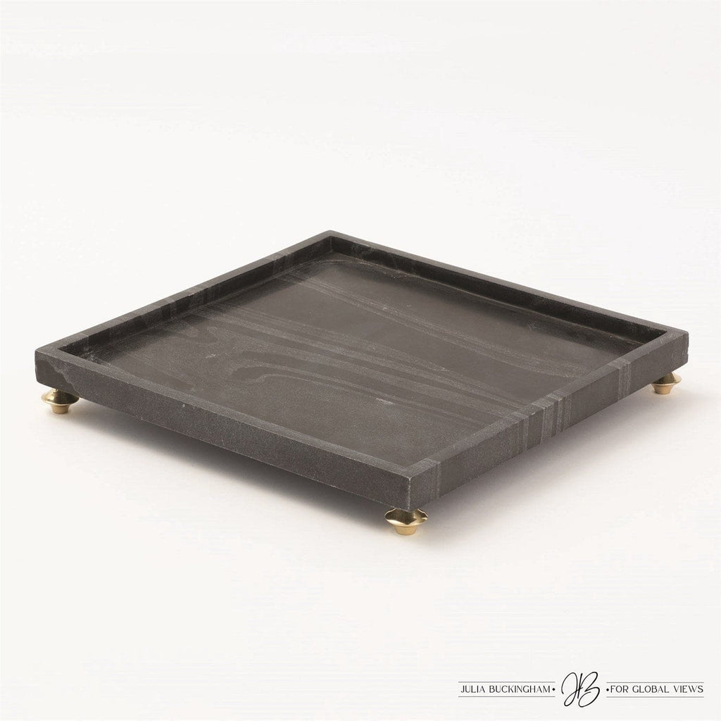 Quintessential Tray - Black-Global Views-GVSA-JB9.90080-Trays-1-France and Son