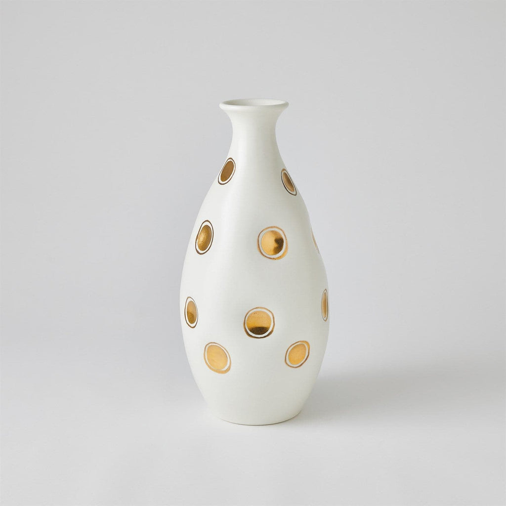 Dimples Vase - Bulbous-Global Views-GVSA-7.30249-VasesWhite-1-France and Son