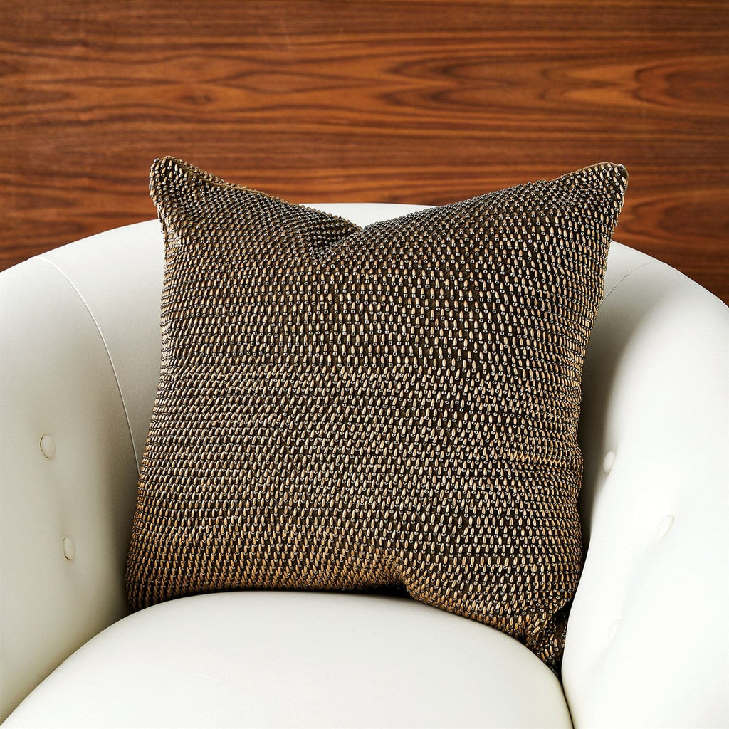 Chainmail Beaded Pillow-Global Views-GVSA-7.91558-Pillows-1-France and Son