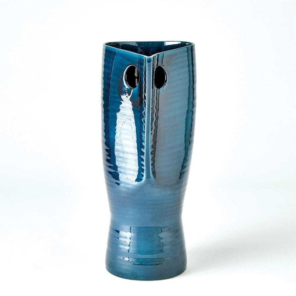 Popeye Vase - Indigo - Tall-Global Views-GVSA-7.10590-Vases-1-France and Son