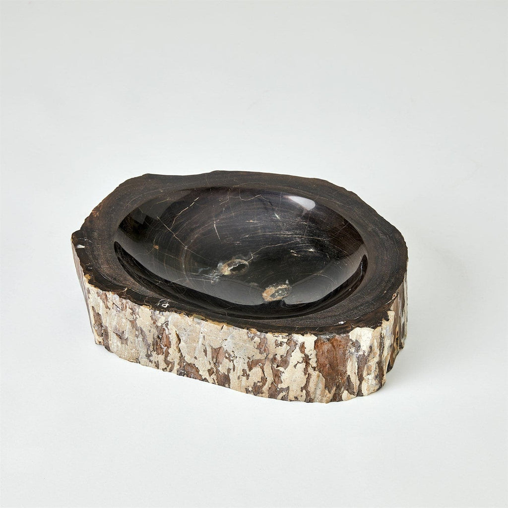 Petrified Bowl-Global Views-GVSA-7.91534-BowlsBlack/Brown-1-France and Son