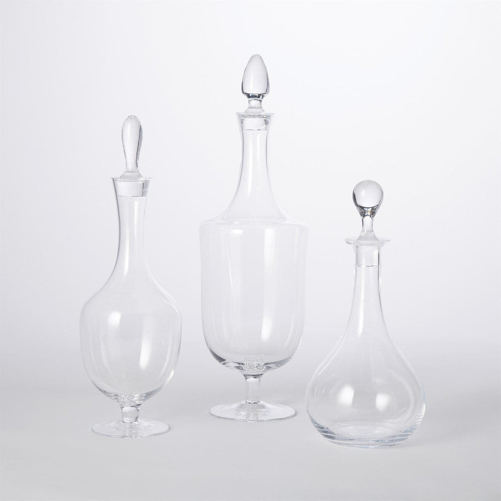 Classic Footed Decanter-Global Views-GVSA-6.60619-Decorative ObjectsLarge-1-France and Son