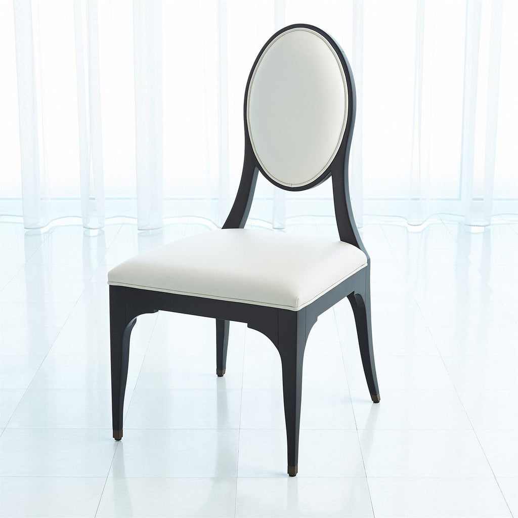 Harlow Chair-Global Views-GVSA-2728-Dining ChairsBlack w/Black Leather-2-France and Son