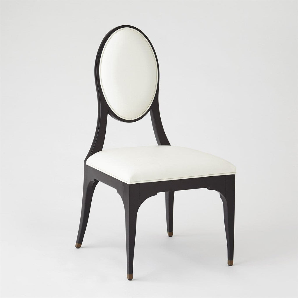 Harlow Chair-Global Views-GVSA-2728-Dining ChairsBlack w/Black Leather-2-France and Son