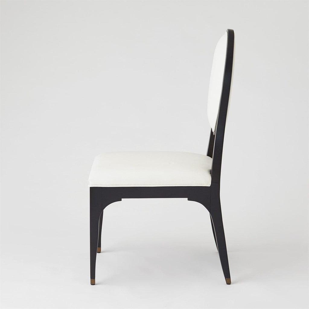 Harlow Chair-Global Views-GVSA-2728-Dining ChairsBlack w/Black Leather-2-France and Son