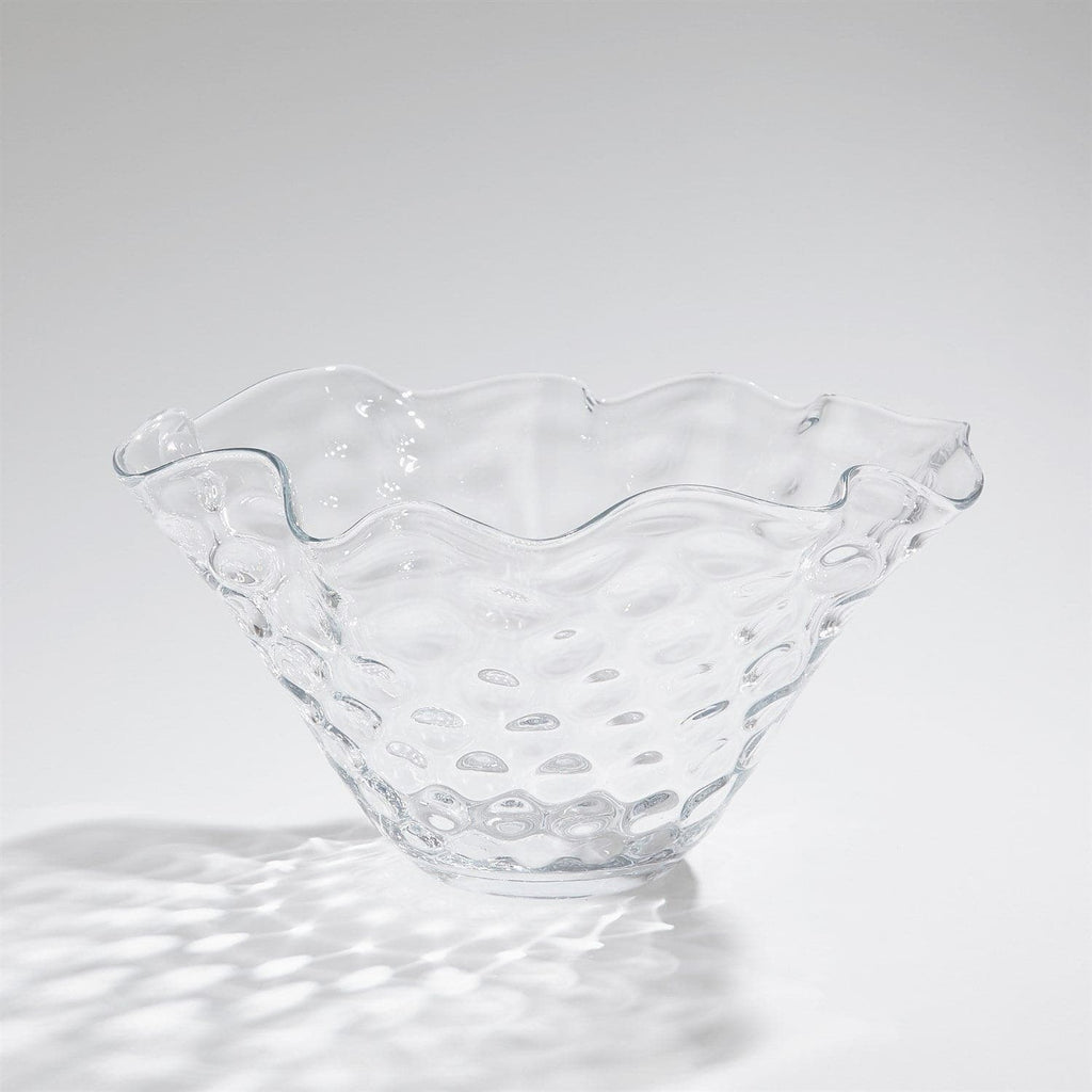 Honeycomb Optic Wavy Bowl-Global Views-GVSA-6.60116-Vases-1-France and Son
