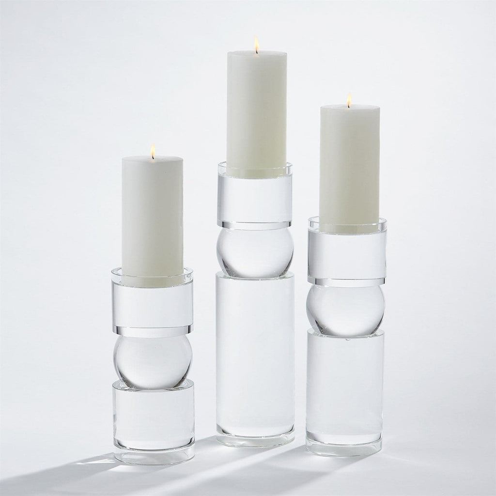 Bipolar Crystal C/H - Small-Global Views-GVSA-8.81567-Candle Holders-1-France and Son