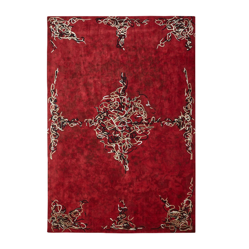Parlor Rug - Deep Red-Global Views-GVSA-9.93775-Rugs11 x 14-1-France and Son