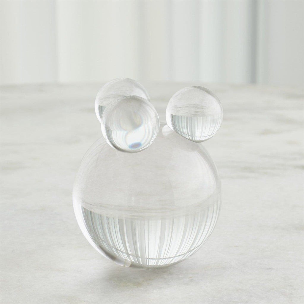 Crystal Bubble Orb Holder-Global Views-GVSA-8.83048-Decorative Objects-1-France and Son