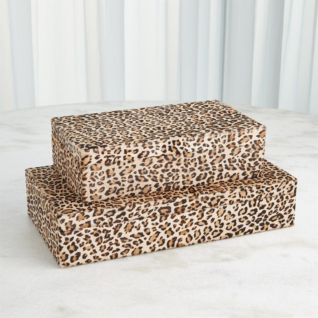 Cheetah Hair-on-Hide Box-Global Views-GVSA-9.93844-Baskets & BoxesLarge-1-France and Son