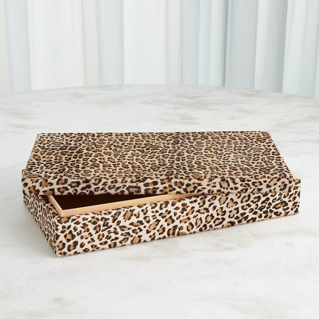 Cheetah Hair-on-Hide Box-Global Views-GVSA-9.93844-Baskets & BoxesLarge-1-France and Son
