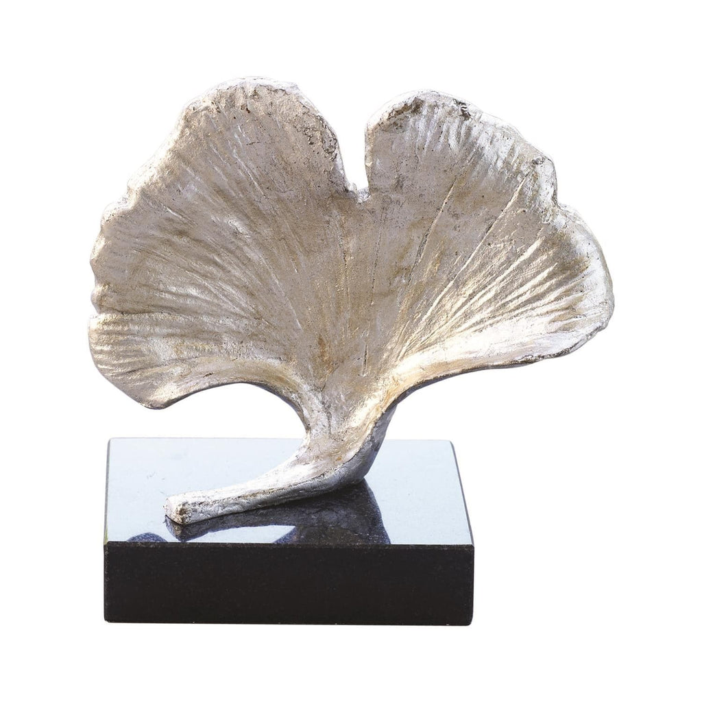 Ginkgo Leaf Object-Global Views-GVSA-8.81718-Decorative ObjectsSliver Leaf-1-France and Son