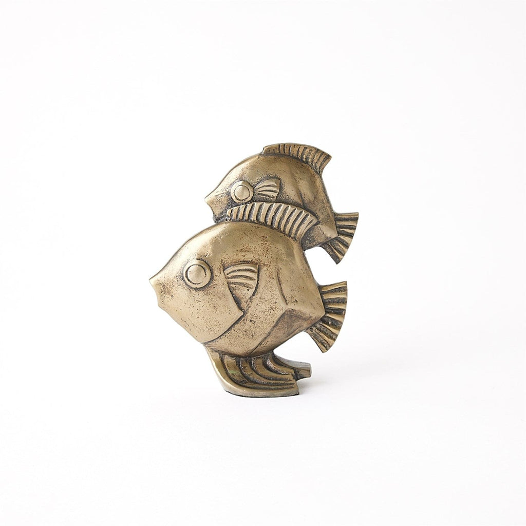 Fishy Sculpture - Antique Brass-Global Views-GVSA-7.80714-Decorative Objects-1-France and Son