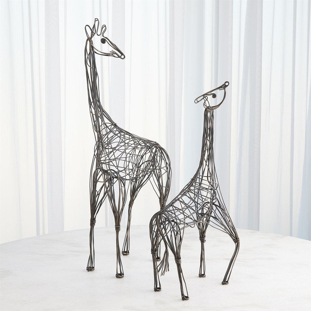 Wire Giraffe - Bronze-Global Views-GVSA-7.80719-Decorative ObjectsLg-1-France and Son