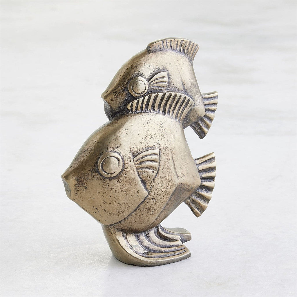 Fishy Sculpture - Antique Brass-Global Views-GVSA-7.80714-Decorative Objects-1-France and Son