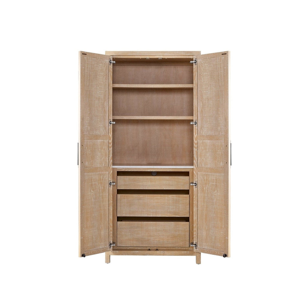 Morgan Utility Cabinet-Universal Furniture-UNIV-U011A674-Bookcases & CabinetsWhite-1-France and Son