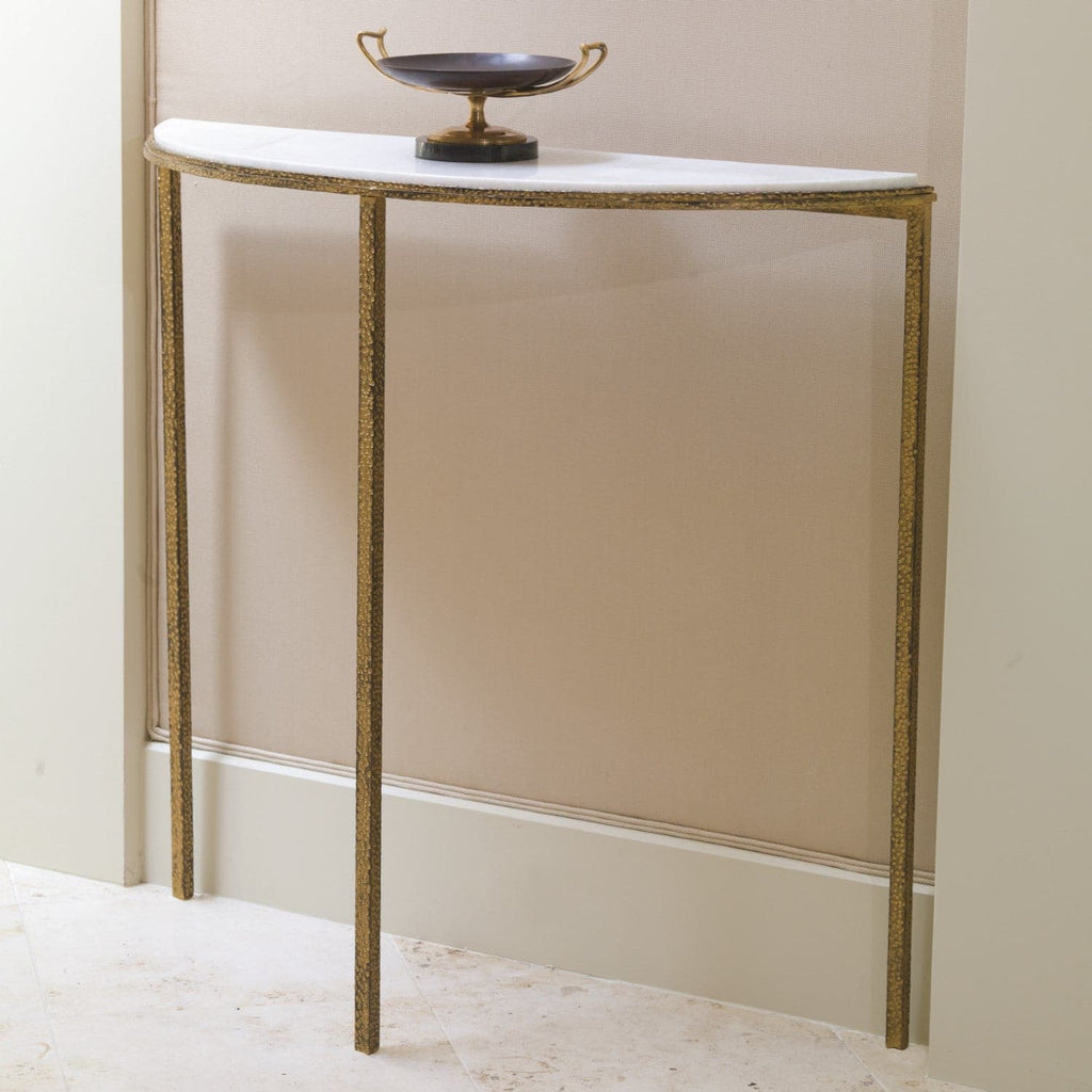 Hammered Gold Console-Global Views-GVSA-9.91770-Console Tables-1-France and Son