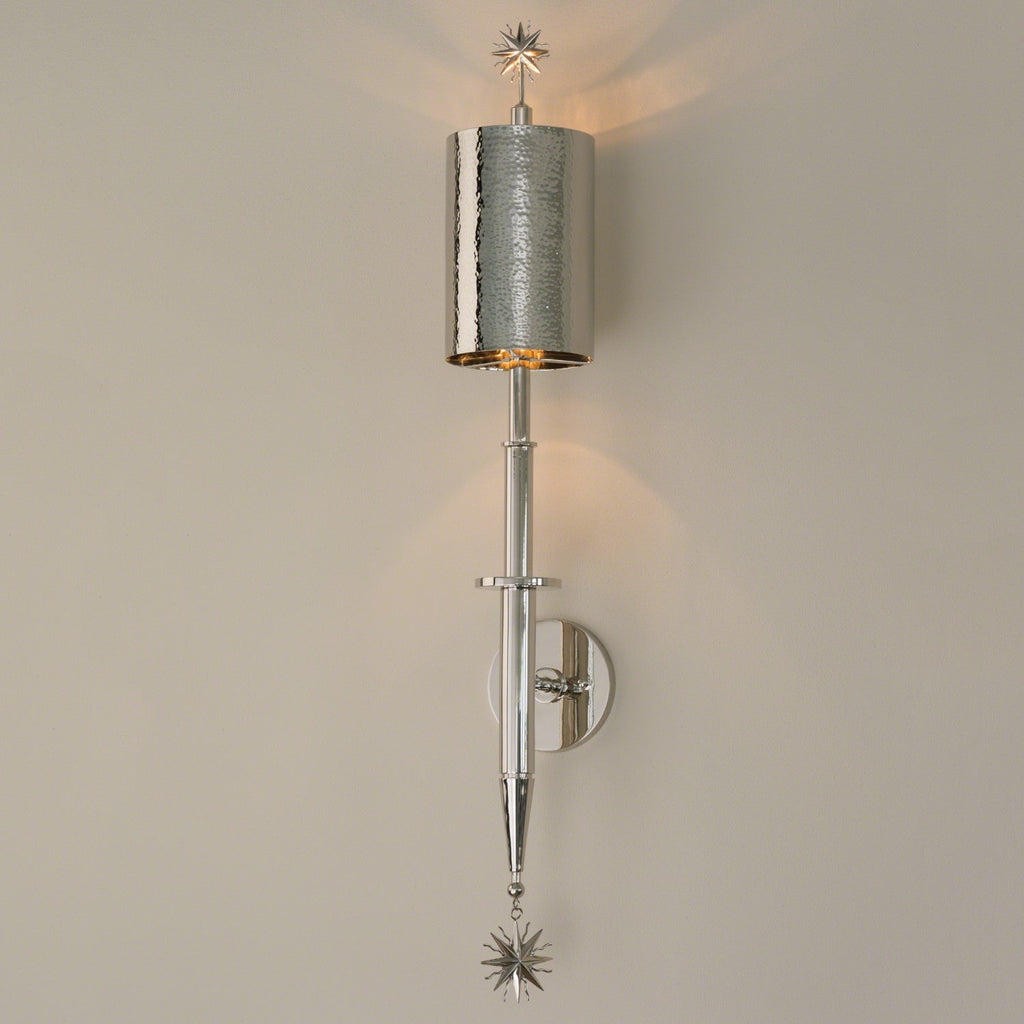 Star Arm Wall Sconce - Nickel - HW-Global Views-GVSA-9.92460-HW-Wall Lighting-1-France and Son