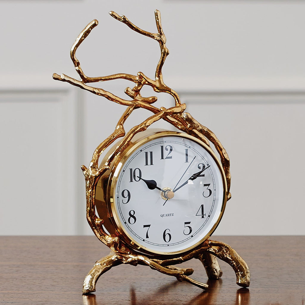 Twig Clock-Global Views-GVSA-9.92884-ClocksNickel-1-France and Son
