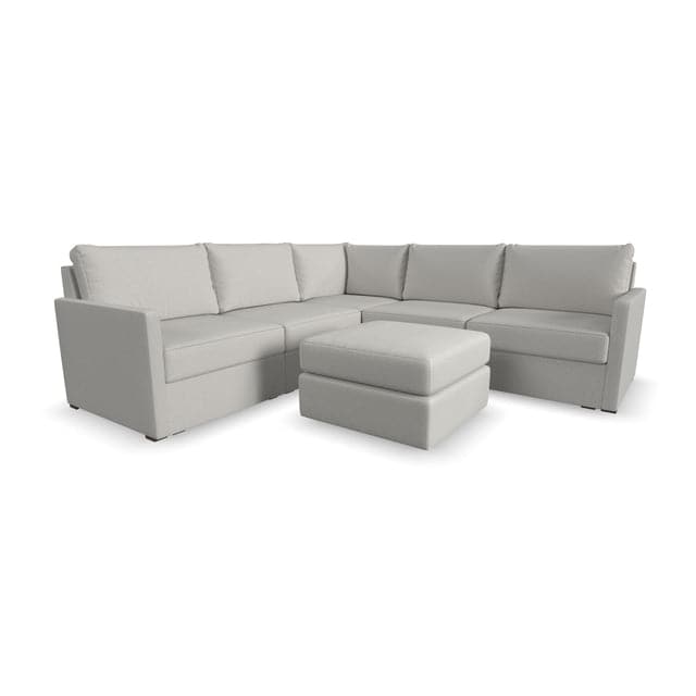 Flex 5-Seat Sectionals-Flexsteel-Flexsteel-9022-5NSEC-31301-Sectionals5-Seat Sectional with Narrow Arm-1-France and Son