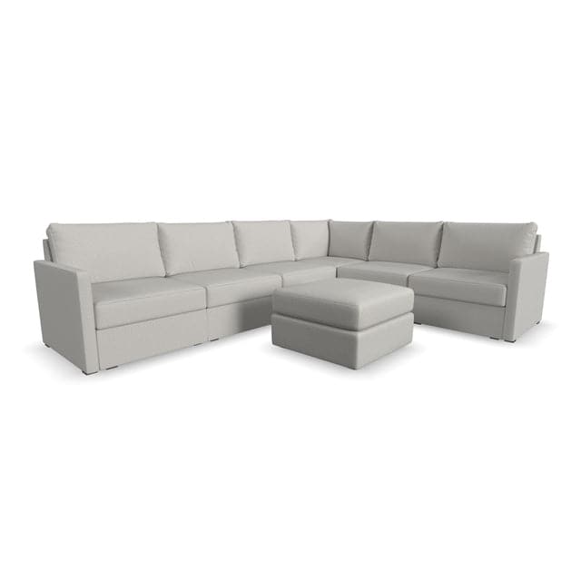 Flex 6-Seat Sectionals-Flexsteel-Flexsteel-9022-6NSEC-31301-Outdoor Sectionals6-Seat Sectional with Narrow Arm-1-France and Son