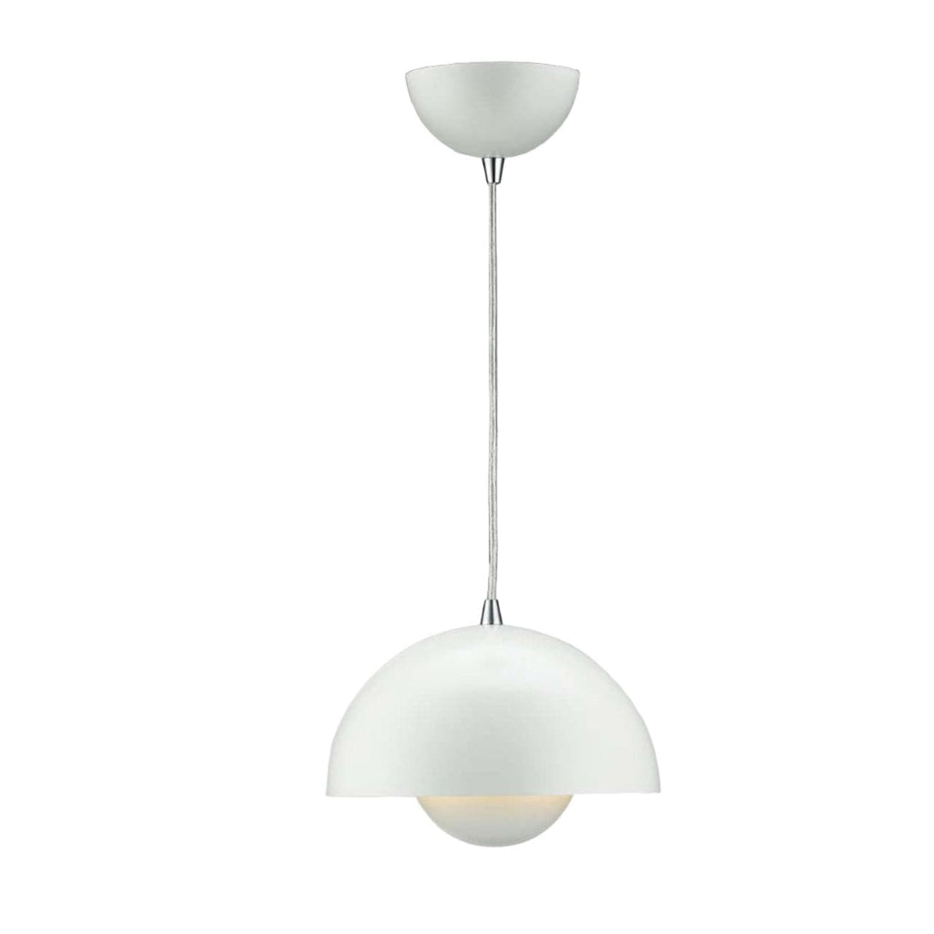 Mid-Century Modern Reproduction Flowerpot VP1 Pendant Lamp - White Inspired by Verner Panton