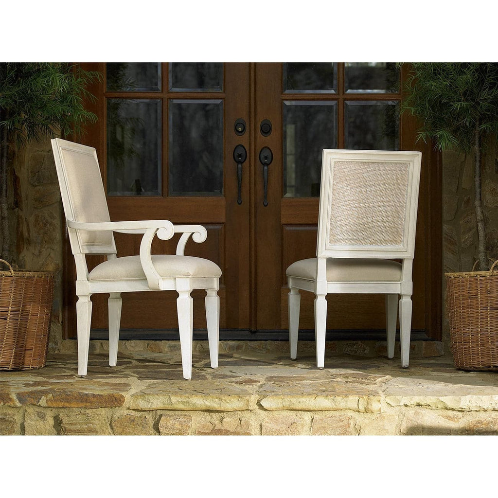 Summer Hill Woven Accent Arm Chair-Universal Furniture-UNIV-987635-RTA-Dining Chairs-1-France and Son