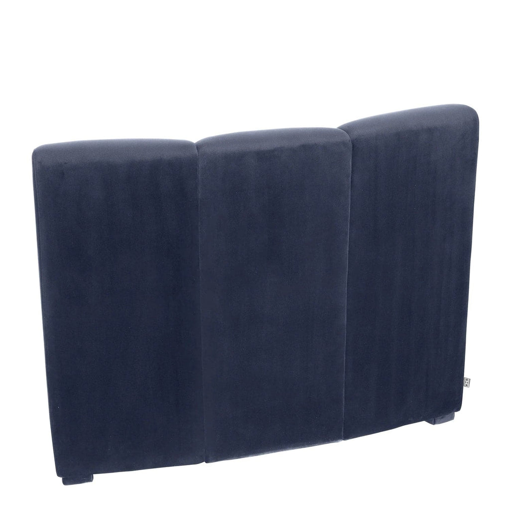 Modular Sofa Lando - Savona midnight blue velvet-Eichholtz-EICHHOLTZ-A112689-Sofas-5-France and Son